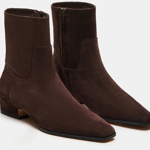 Steve Madden Elegant Brown Ankle Boots - Picture 4 of 7